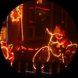 Op de fiets - Kerstdorp Wielenpolle