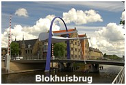 Blokhuisbrug en voormalige gevangenis Blokhuispoort - Deze foto kunt u vergroten
